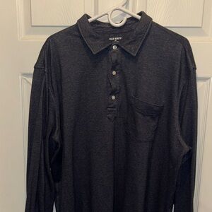 Old Navy Men's Charcoal Polo Shirt
